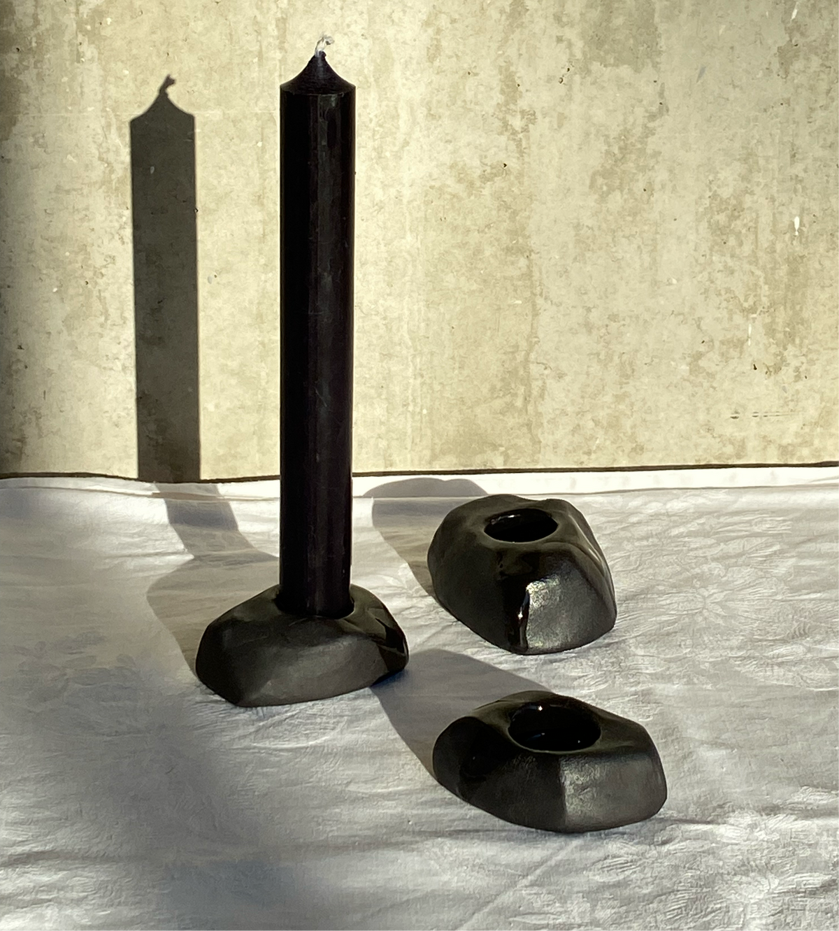 Kerzenhalter black earth