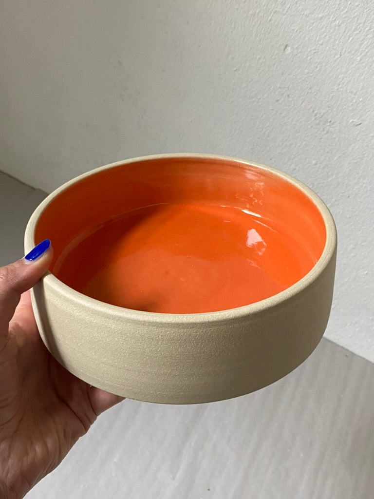 handgedrehter Hundenapf/Dogbowl personalisierbar M