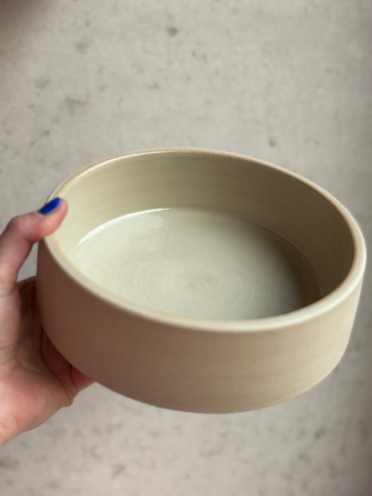 handgedrehter Hundenapf/Dogbowl personalisierbar M
